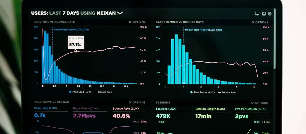 SEO analytics dashboard